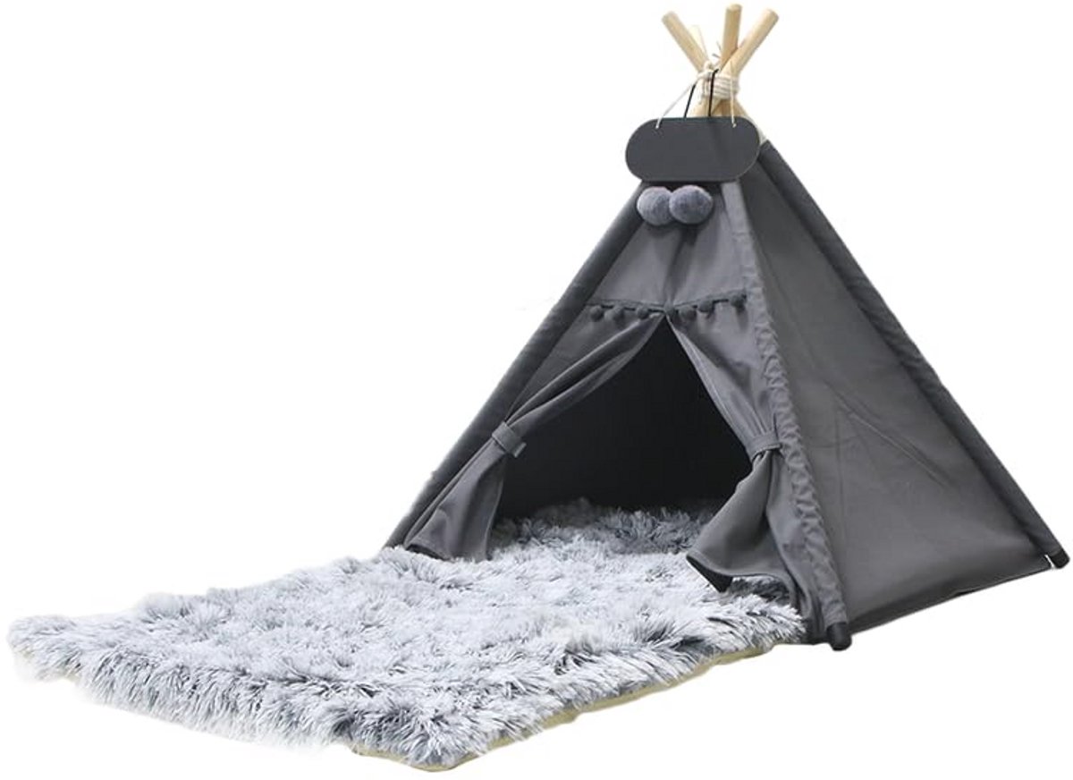 Luxe Tipi Tent voor Huisdieren - Comfortabel en Multifunctioneel Huisdierbed