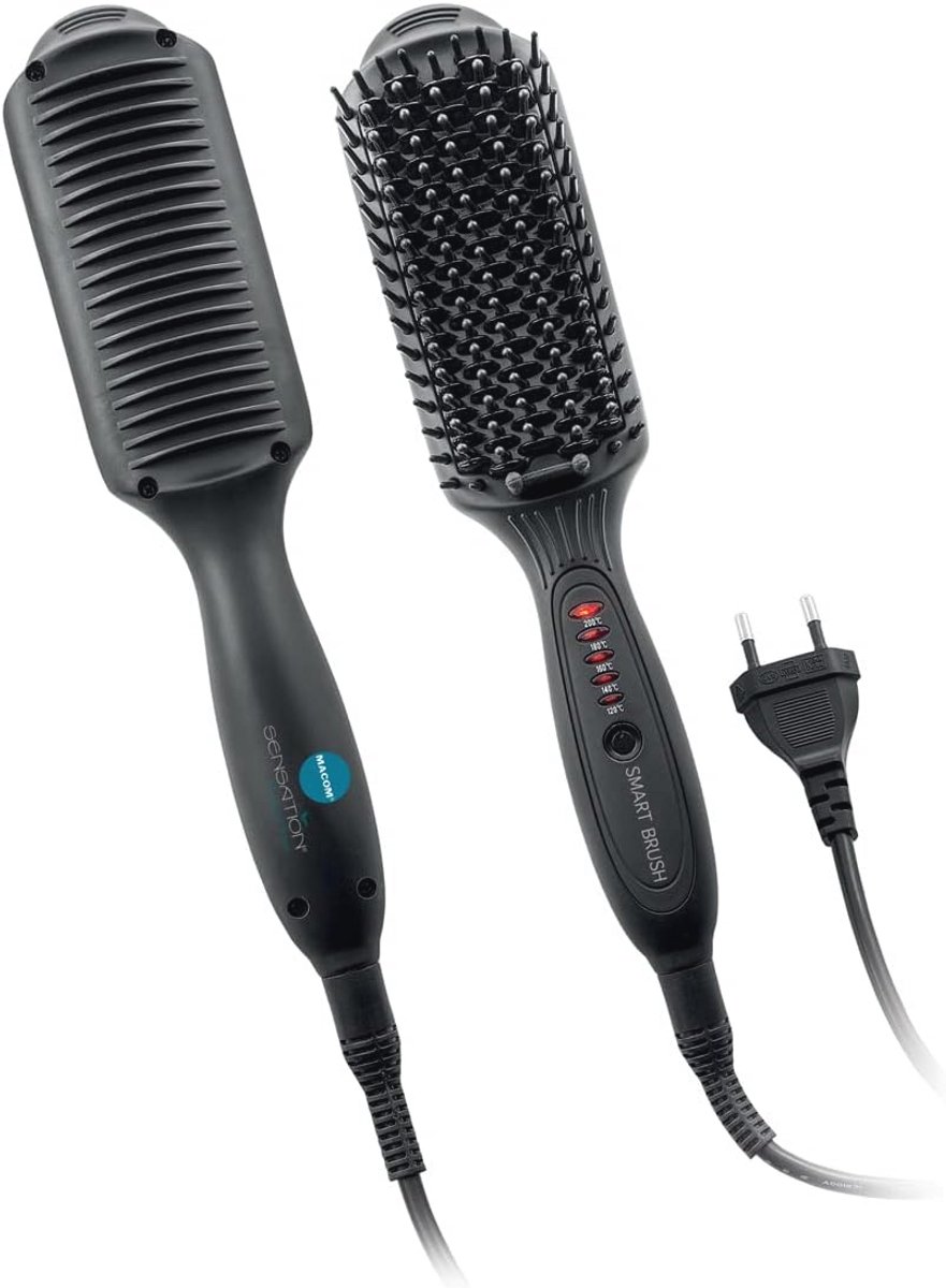 Smart Hair Brush met Keramische Verhitting en 5 Temperatuurinstellingen