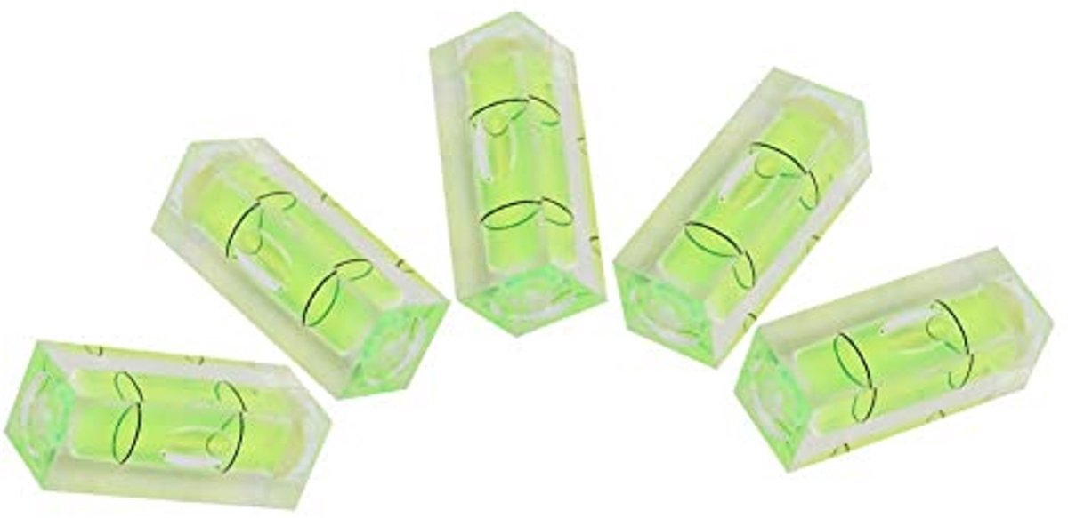 Mini Waterpas Set van 5 - Hoge Precisie, Compact en Magnetisch