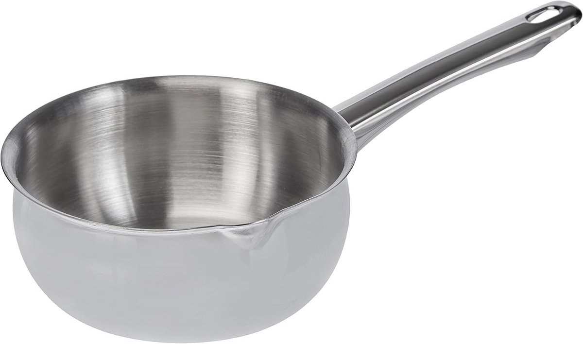 Bolvormige Steelpan Roestvrij Staal 16 cm Geschikt voor Inductie