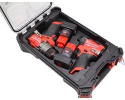 Milwaukee Packout Compact inzet voor M12 FPD2 / FID2 boor- en slagschroeftol – 3D geprint | Gereedschapsinzet op maat | Fysiek product