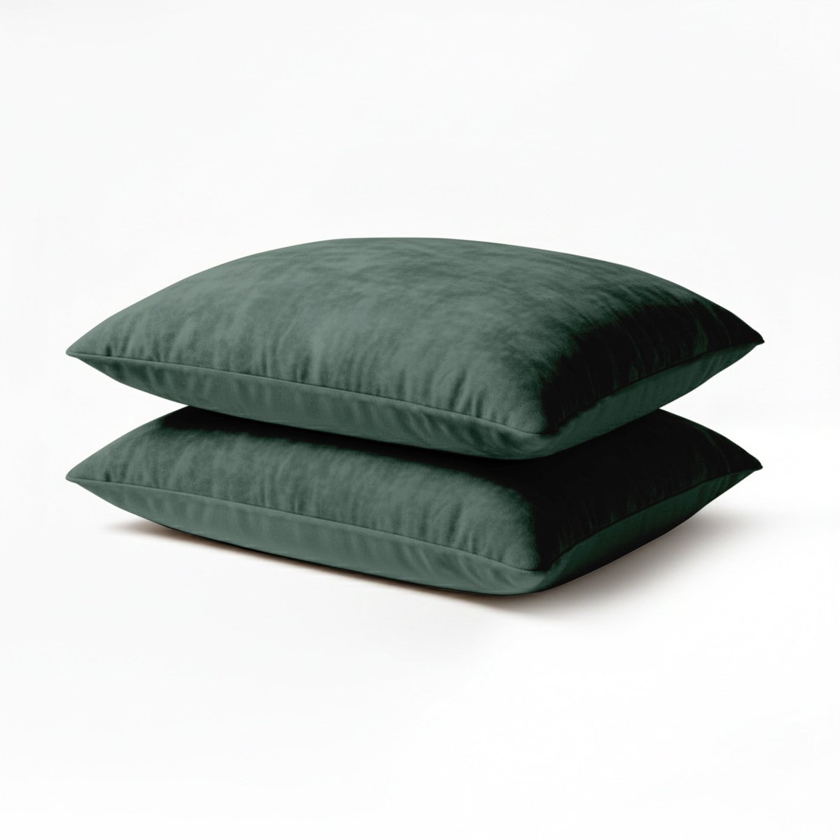 HappyBed Dark Green kussensloop set 2 stuks - 60x70 cm - 100% Microvezel - Ultieme slaapcomfort