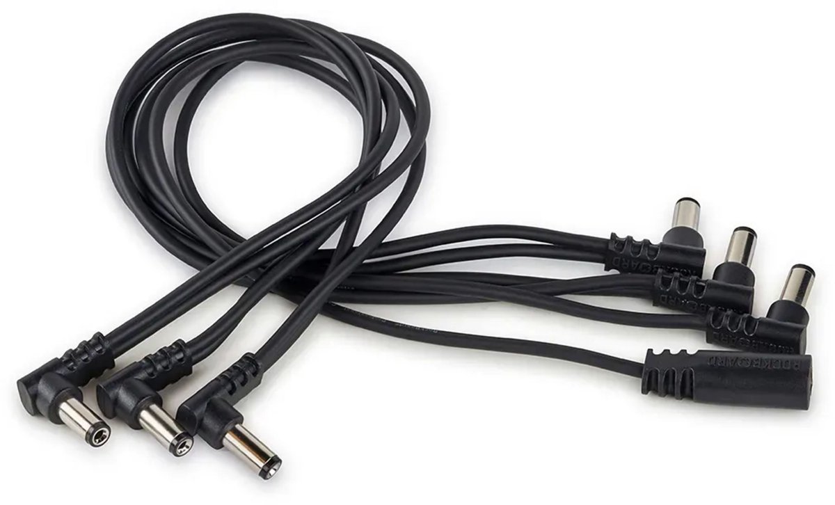RockBoard Flat Daisy Chain Cable, 6 outputs - Splitkabel tbv pedaal voeding