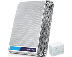 Warmtereflecterende isolatiefolie - 5 meter rol voor energiebesparing