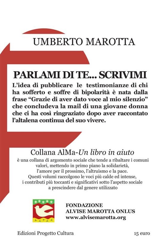 Parlami di te... scrivimi - cover
