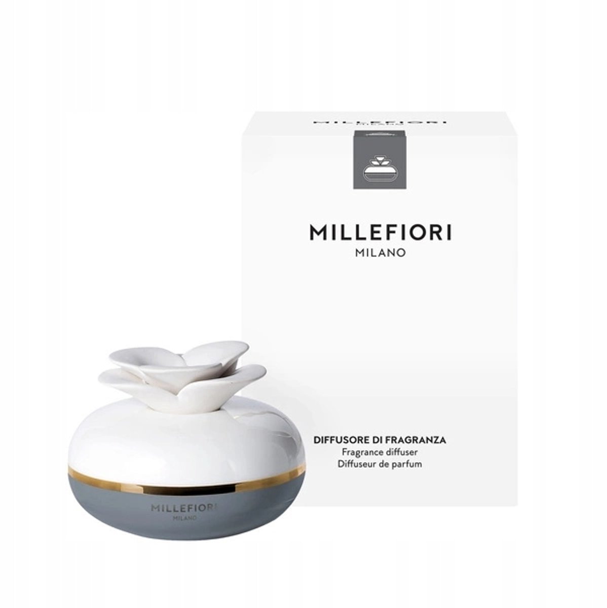Millefiori Milano Bloem Roze Dyfuzor Zapachowy - Keramiek