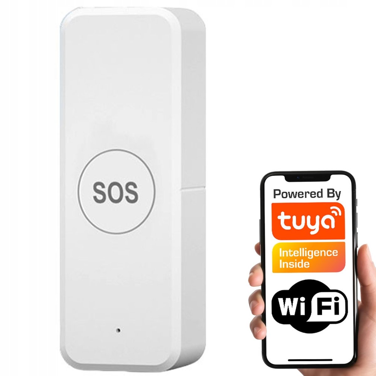 Tuya WiFi SOS Noodknop - Directe Meldingen en Smart Home Integratie