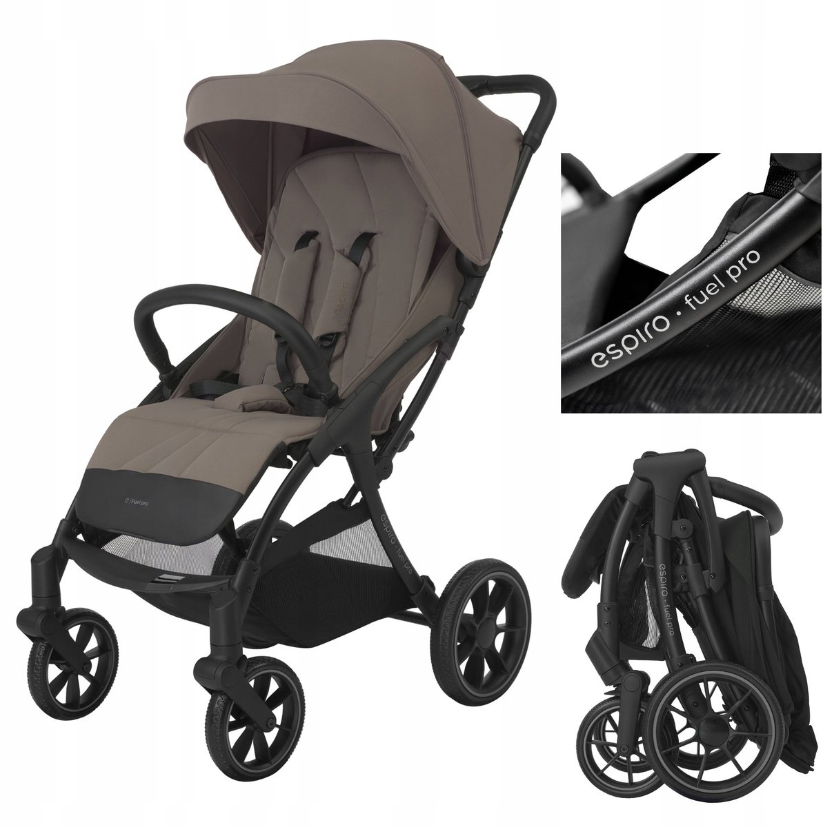Espiro Fuel Pro kinderwagen - licht, compact en comfortabel