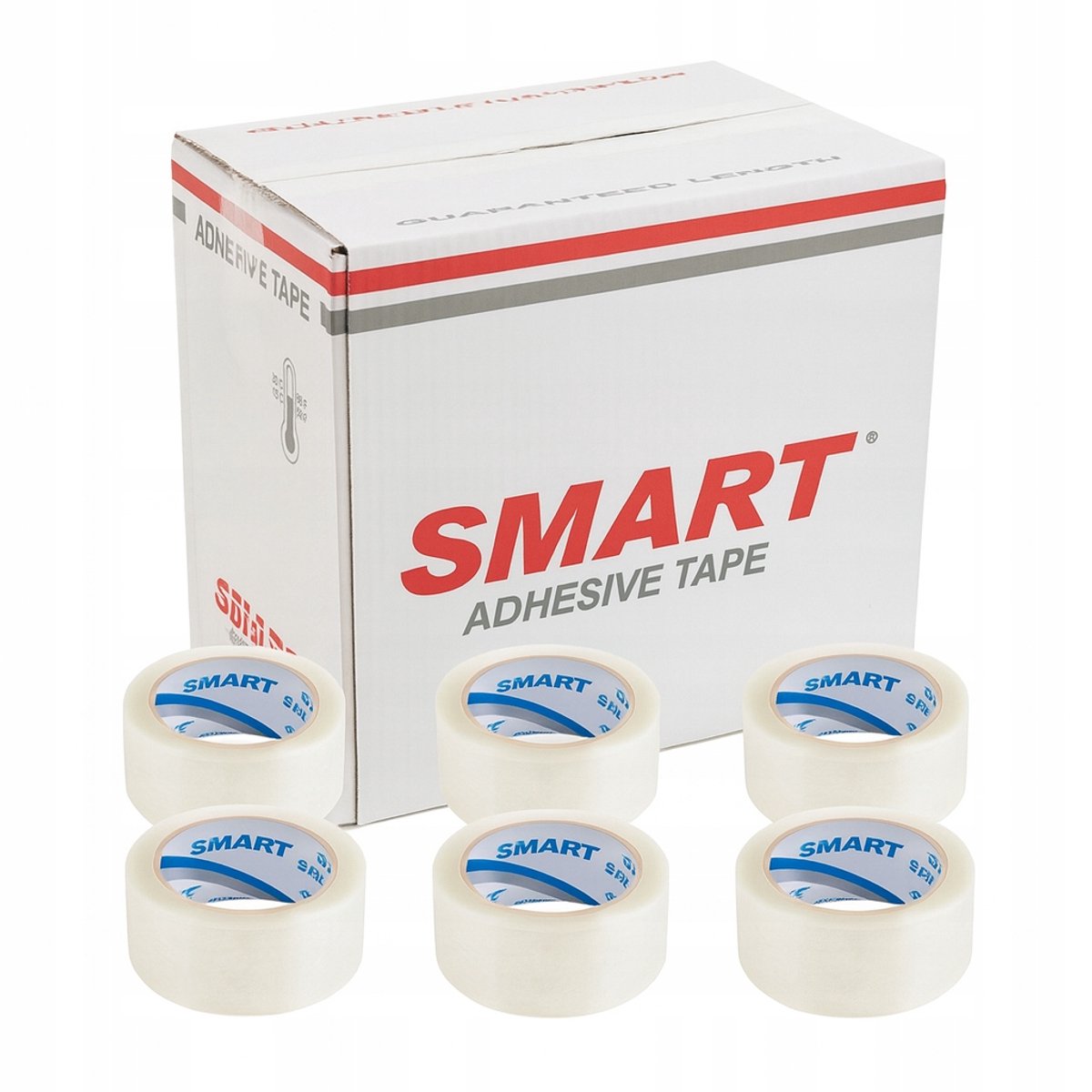 Smart Pakkingstape 48mm x 100m - 6 Rollen