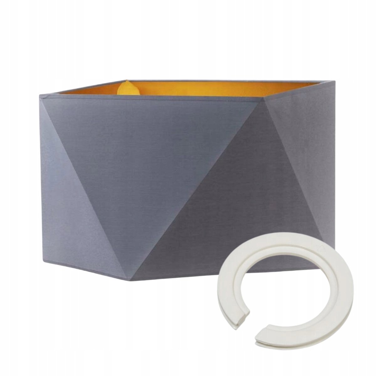 Glamour Diamant Lampenkap - Goud, Stijlvol, E27/E14