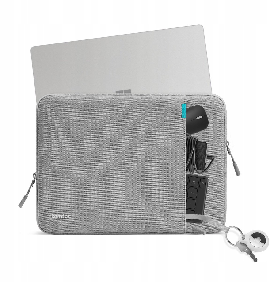 Tomtoc Defender-A13 waterafstotende laptophoes 14" MacBook Air/Pro met militaire bescherming en opbergvak - Afbeelding 5