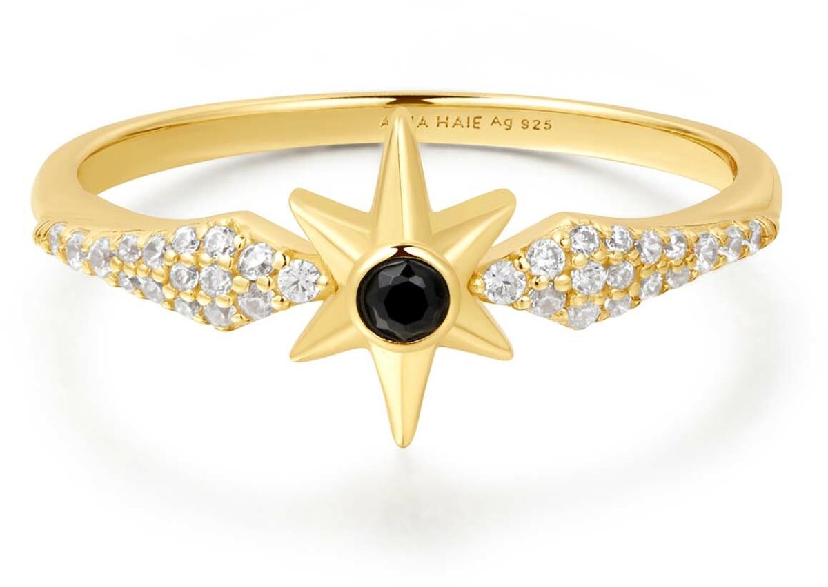 Ania Haie AH R061-02G54 Dusk Divas Dames Ring - Minimalistische ring