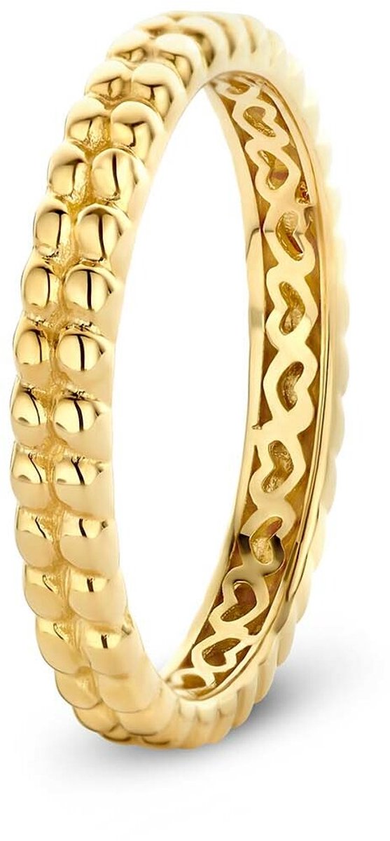 Glow 214.122358 Dames Ring - Minimalistische ring - Sieraad - Goud - Goudkleurig - 925 Zilver - 3 mm breed