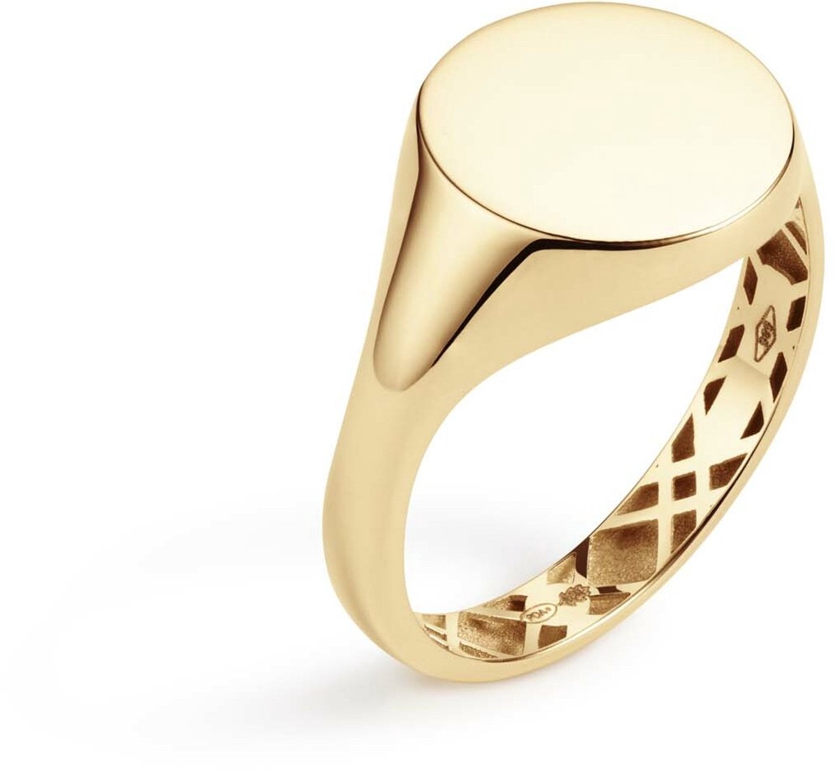 Glow 214.212166 Heren Ring - Sieraad - Zegelring - 14 Karaat Goud