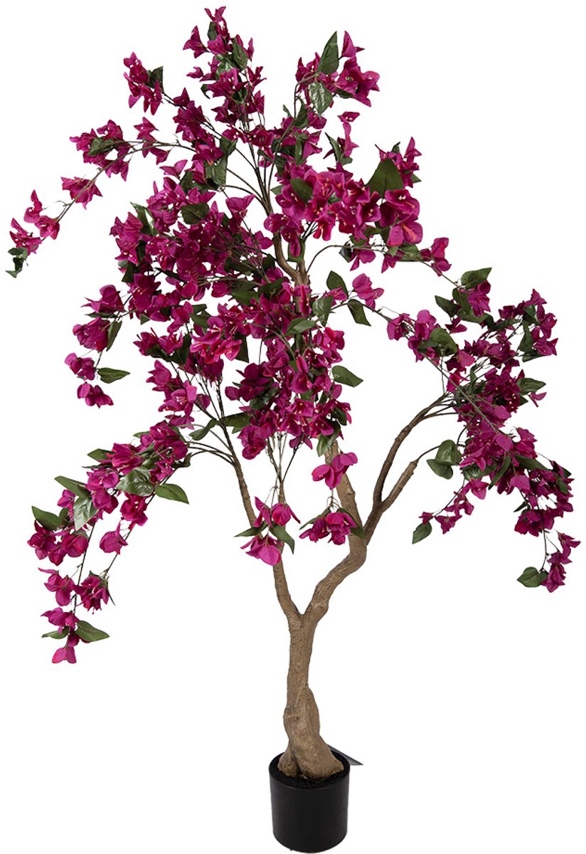 Clayre & Eef Kunstboom Bougainvillea 100x100x150 cm Roze Kunststof