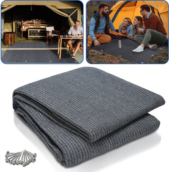 wamovo Voortenttapijt 250-300x400-600cm ademend campingtapijt tenttapijt outdoor tapijt grijs (300x400cm wamovo Voortenttapijt 250-300x400-600cm ademend campingtapijt tenttapijt outdoor tapijt grijs (300x400cm