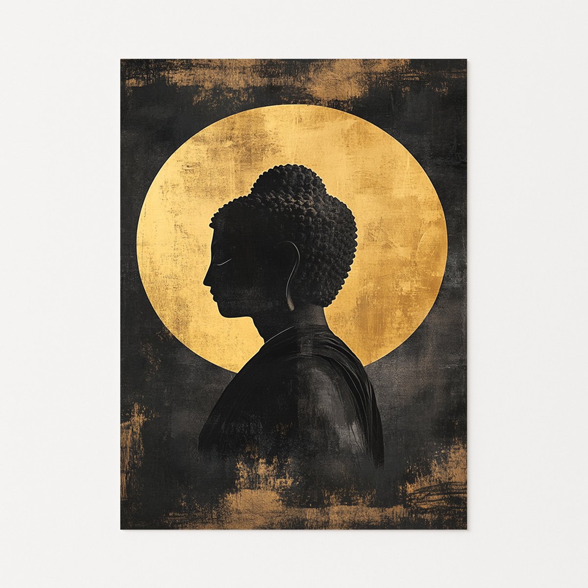 Silhouet muurdecoratie – wanddecoratie – minimalistisch – 80x120 cm
