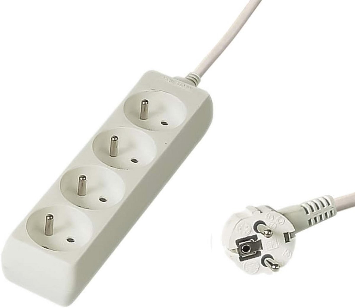 Verlengkabel 230V 10m met 6 Stopcontacten en Schakelaar