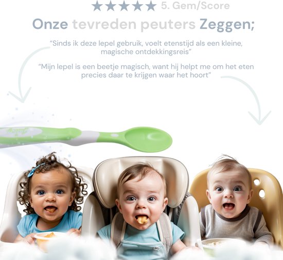 JGR - Set Baby Oefenlepels met Slabbetjes - Set van 6 - Zachte Siliconen Baby Lepels - BPA-vrij Peuter Bestek - Veilige Baby Voedingslepels - Ideaal voor Eerste Hapjes & Zelfstandig Eten van Merkloos — afbeelding 5