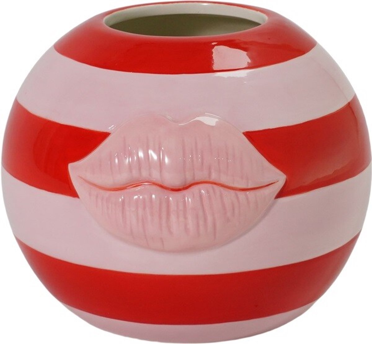 Aardewerk vaas sphere kiss