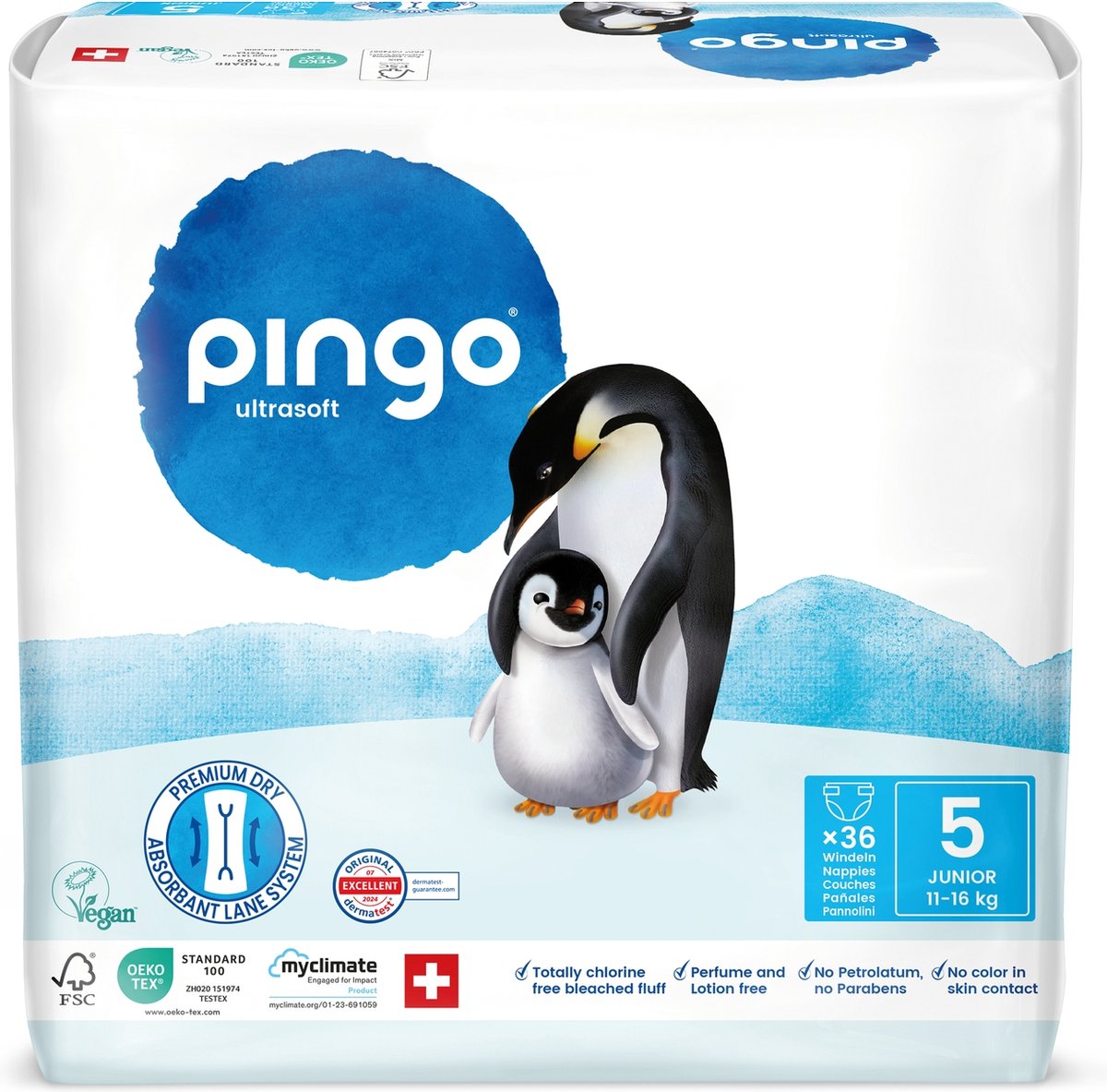 Pingo Ecologische Luiers Maat 5