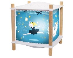 Nachtlampje Ballerina voor Baby's met Muziek en Sterrenprojector - Oplaadbaar USB - Huilendetector - Perfect Kraamcadeau