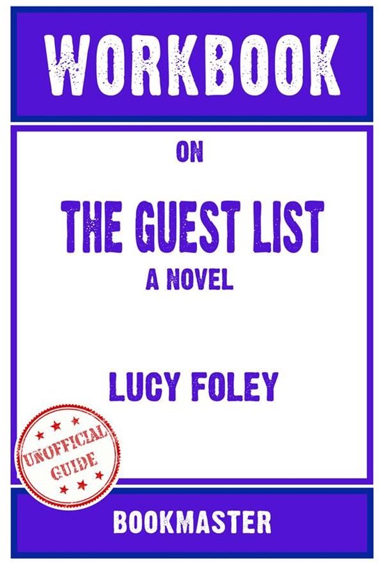 Workbook on The Guest List: A Novel by Lucy Foley Discussion ... - cover