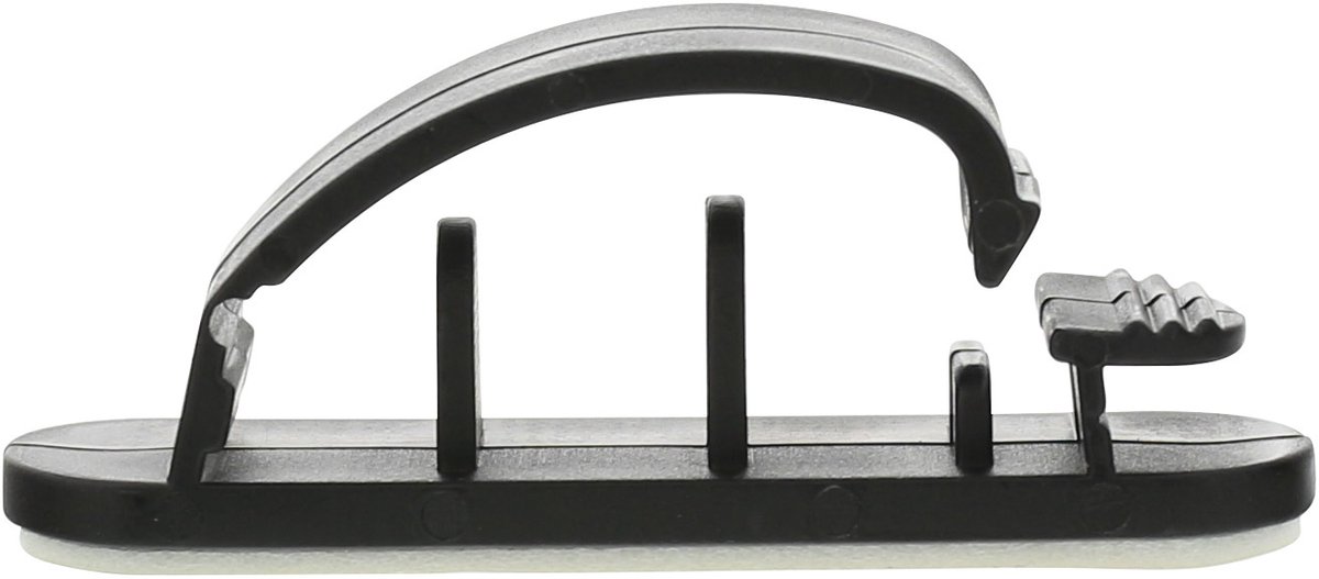InLine Zelfklevende Kabelmanager 5,4cm 10 stuks Zwart
