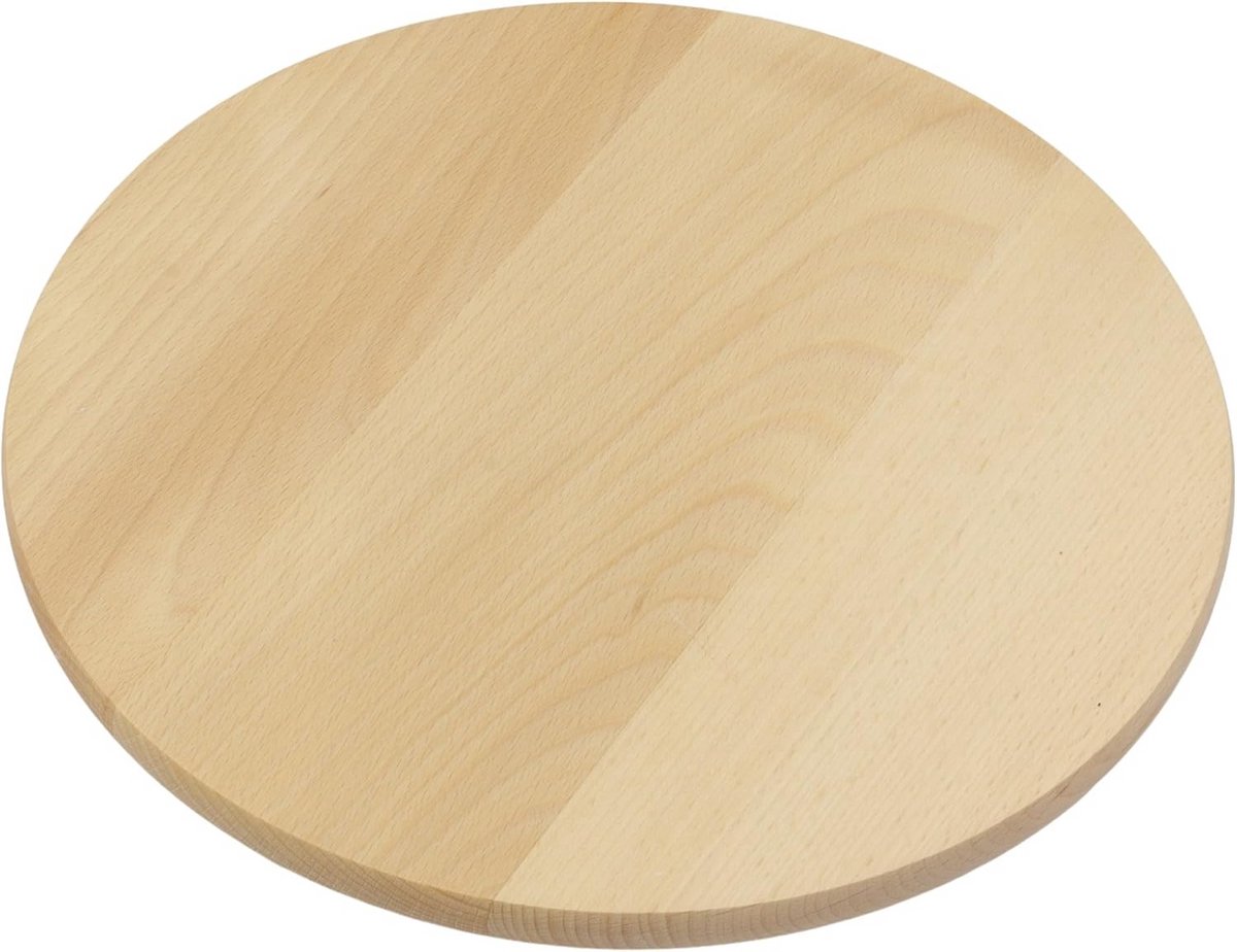 Ronde Houten Serveerplank 20 cm - Snijplank voor Pizza, Kaas en Snacks