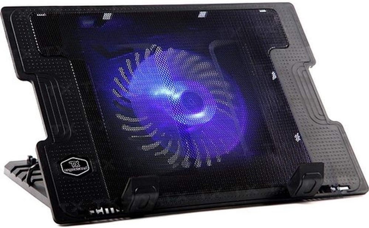 Ergonomische Laptop Koeler en Standaard met Verstelbare Hoogte en Ventilator