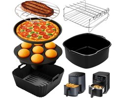 Accessoireset voor Cosori Turboblaze Airfryer XXL - Bakaccessoires voor Heteluchtfriteuse 5,5L tot 6,2L