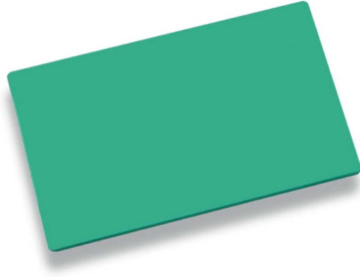 Professionele Groene Snijplank PE-HD Antibacterieel 60x40x2 cm voor Zuivel Brood Kaas