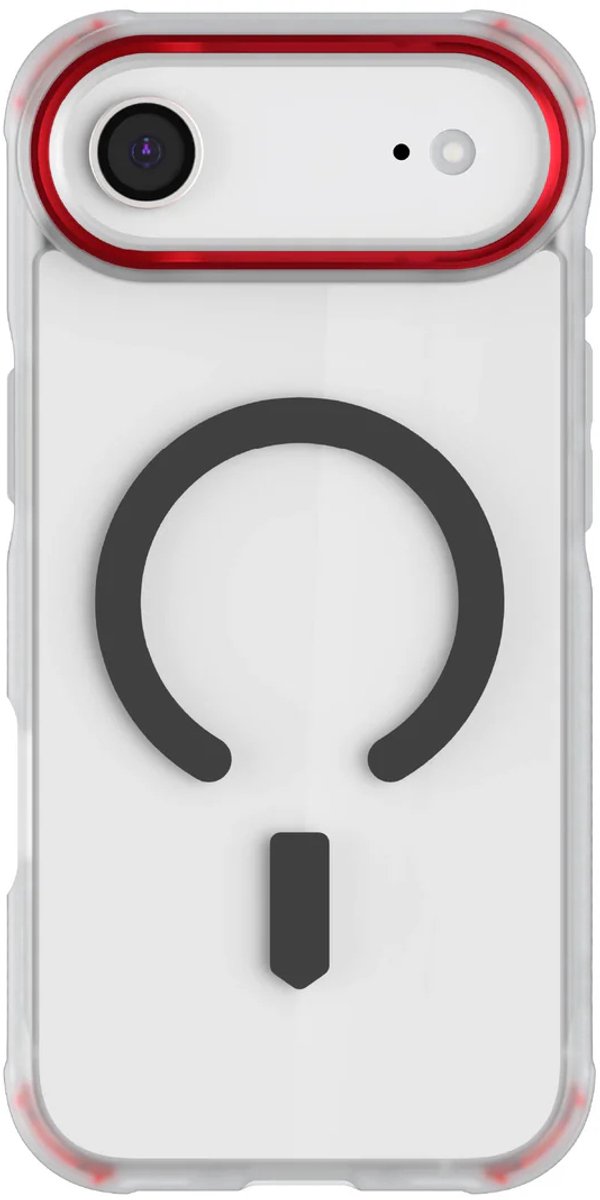 Ghostek Doorzichtig Hoesje geschikt voor Apple iPhone Air MagSafe Telefoonhoesje Hardcase | Ghostek Covert Backcover Shockproof | Geschikt voor MagSafe | Geschikt voor Draadloos Opladen met Magnetische Ring | Geschikt voor MagSafe Case - Transparant