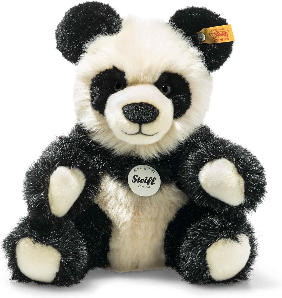 Knuffeldier Panda Manchli 24 cm - Zacht Pluche Speelgoed voor Jongens en Meisjes