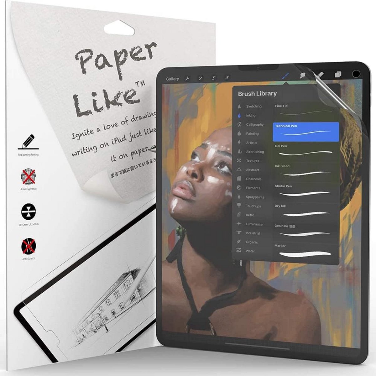 2 Stuks Paperlike Screenprotector voor iPad 10 (10.9 Inch, 2022) - Antireflectie & Tekenfolie
