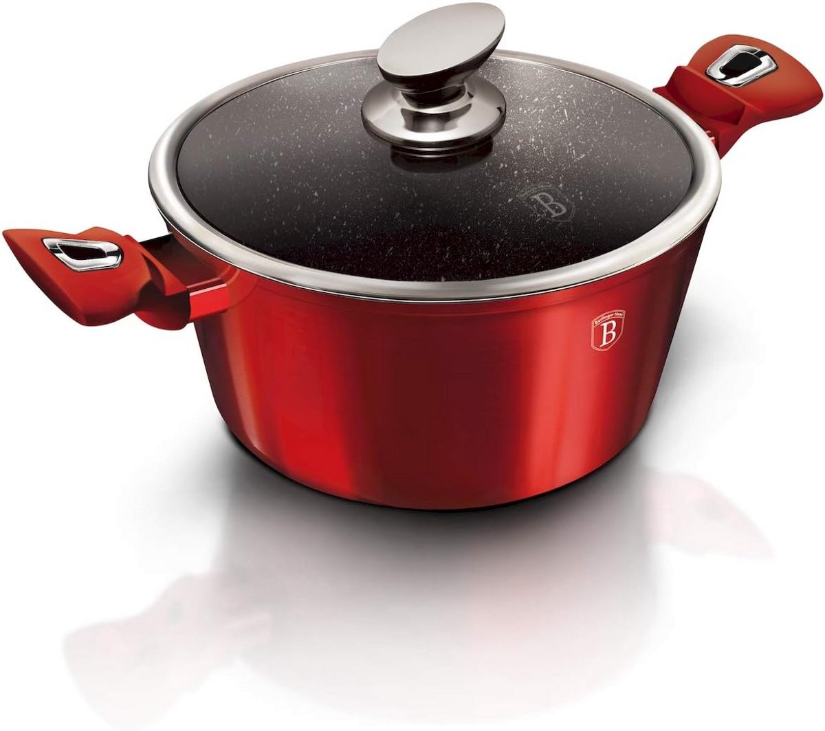 Gietijzeren Casserole Kookpan met Anti-aanbaklaag 24 cm