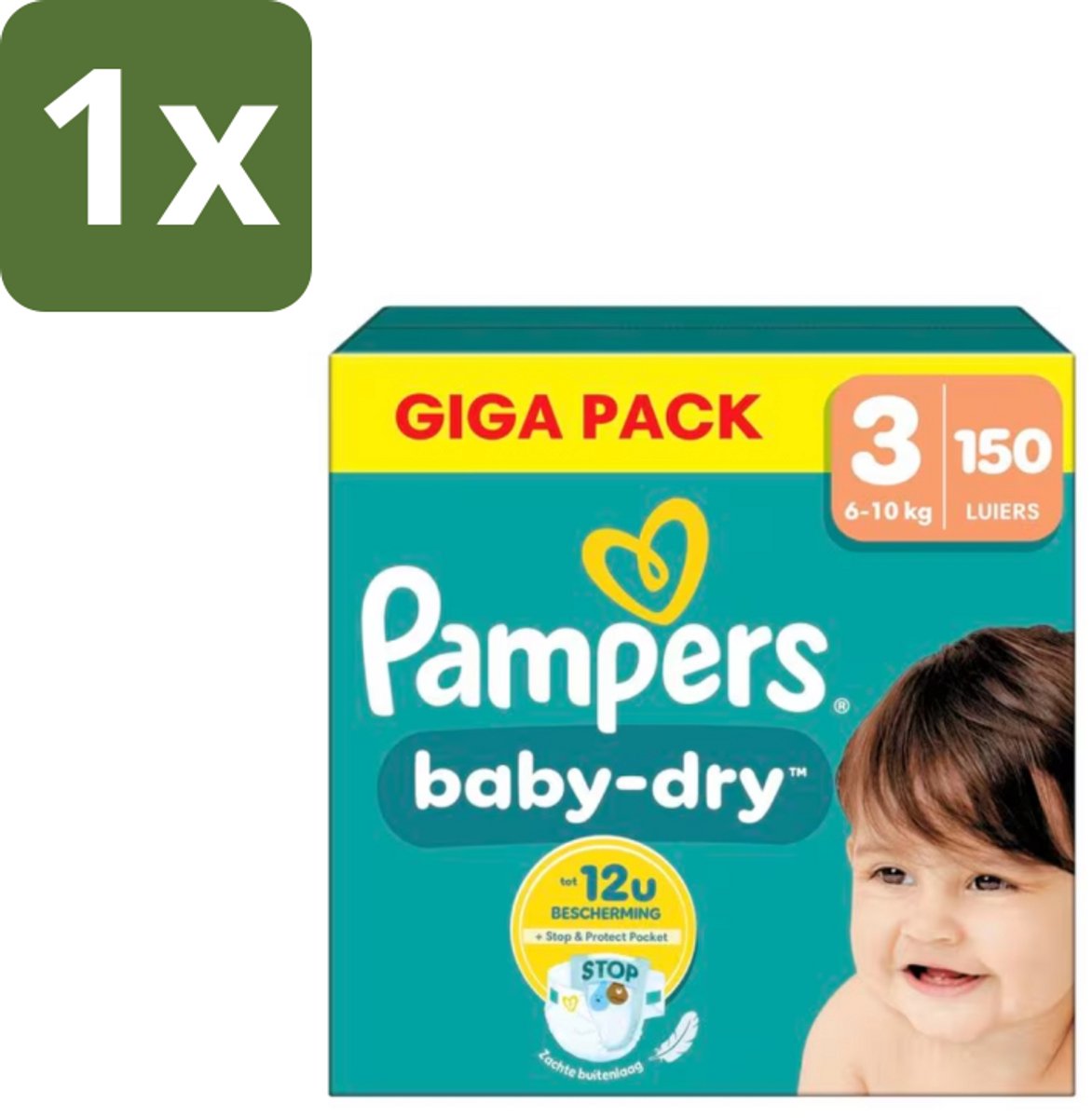 Pampers luiers maat 3 | 150 stuks