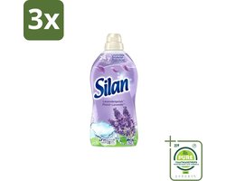 3 x Silan – Wasverzachter – Lavendelgeluk – 1144 ml - Grootverpakking - Wasverzachter - Wasverzachter Lavendel - Wasverzachter Voor Kleding - Wasverzachter Voor Textiel - Wasverzachter Voor Wasmachine