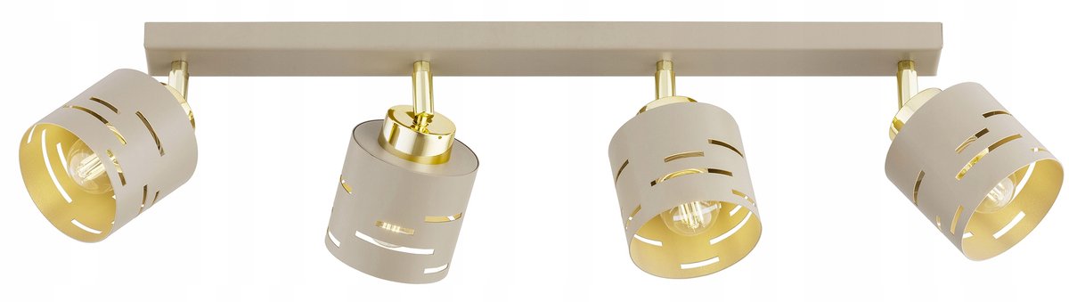Moderne Plafondlamp Beige Metaal - Stijlvol en Sfeervol