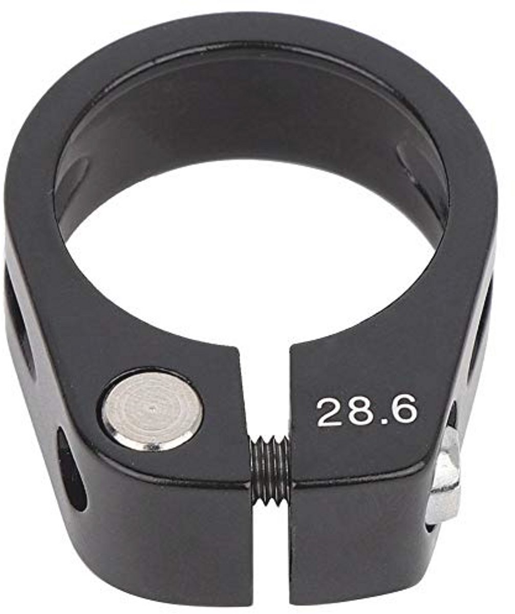 Zadelklem met 28,6 mm diameter - lichtgewicht aluminium - geschikt voor mountainbike en racefiets