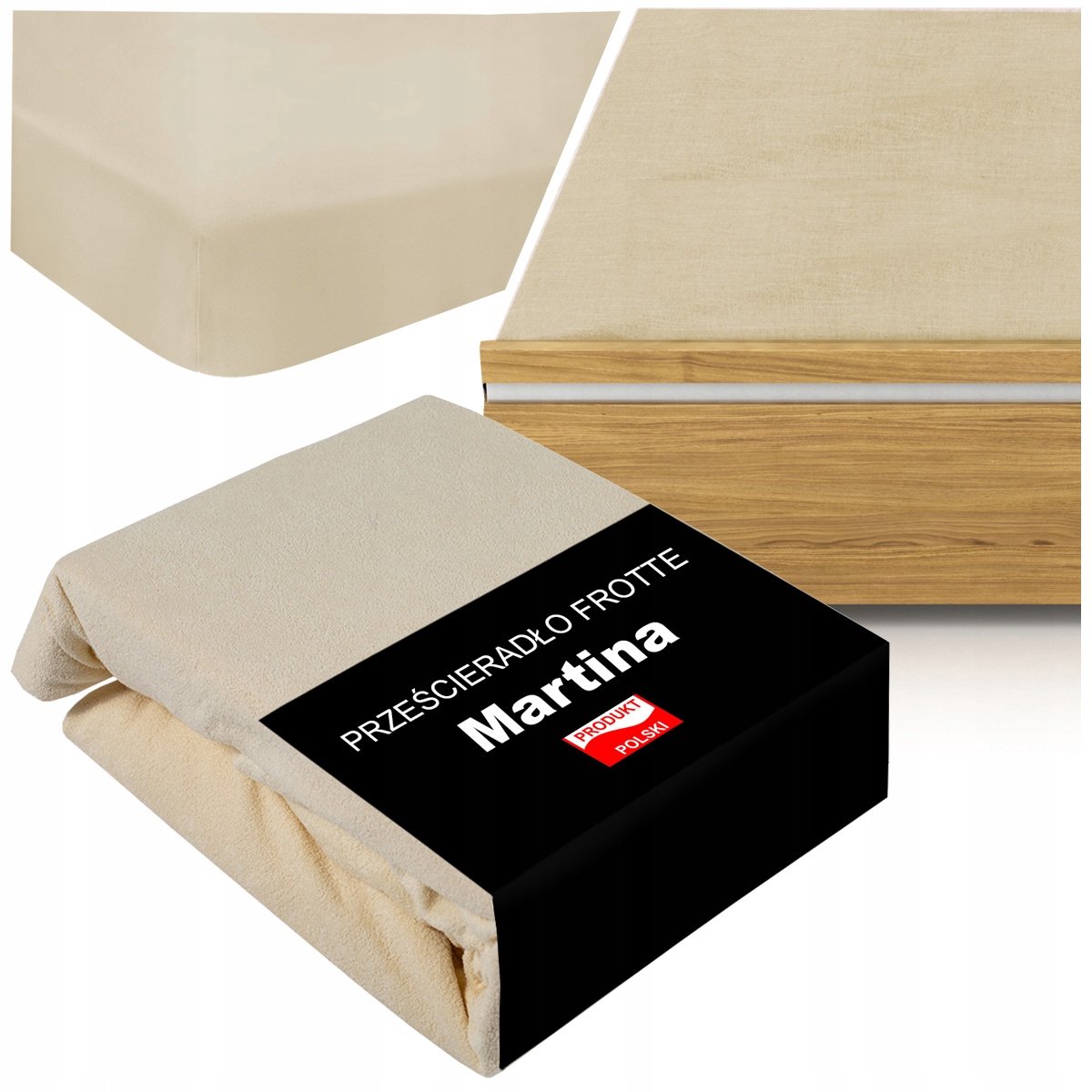 Terry Hoeslaken met Elastiek 140x200cm - Dik materiaal, Durzame Kleur Ecru