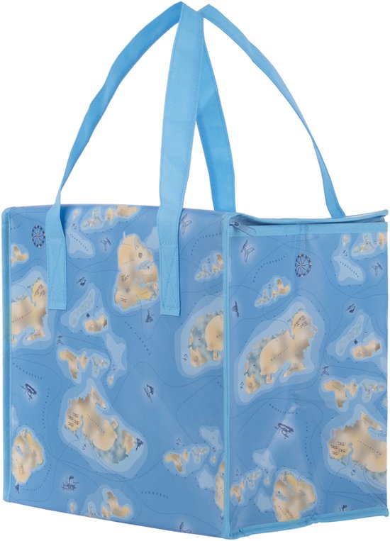 Esschert Design Koeltas Strand 24 Liter Polyester Blauw van Esschert Design — afbeelding 2