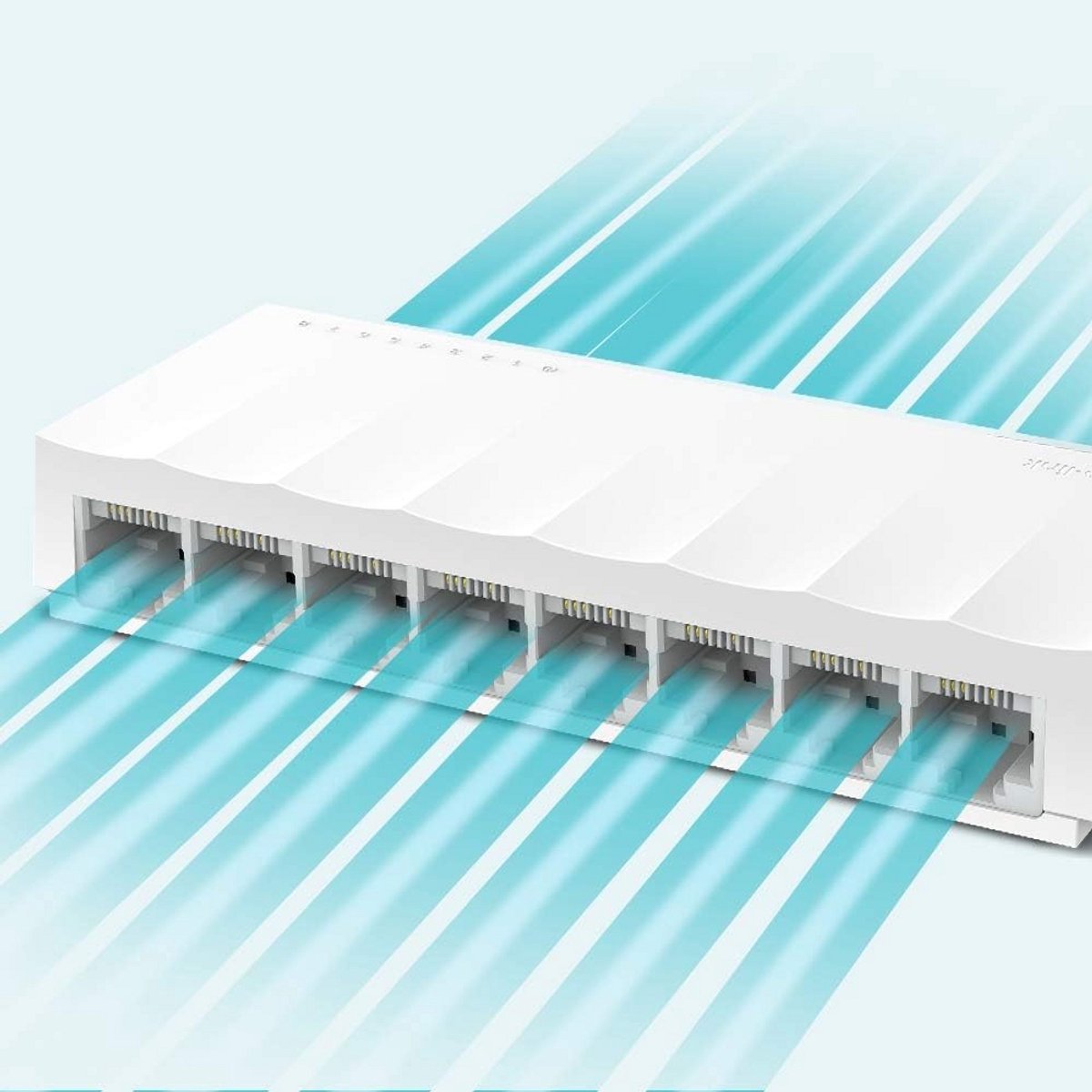8-poorts 100Mbps desktop switch voor thuis en kantoor