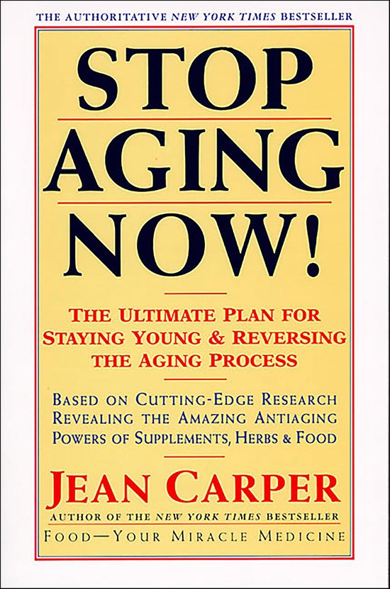 Stop Aging Now! - cover