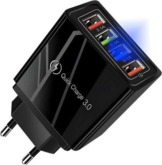 Chargeur USB Universel Pour Piles Bouton - Indicateur LED - Compact 3,8 X 2,4 Cm