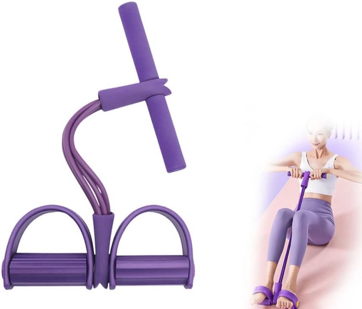 Multifunctionele Leg Exerciser en Sit-up Band voor Thuis Fitness