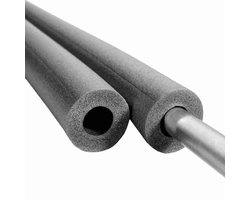 Leidingisolatie 2m, Pijp Isolatie Verwarming/Sanitair Ø 12/15mm, 20mm