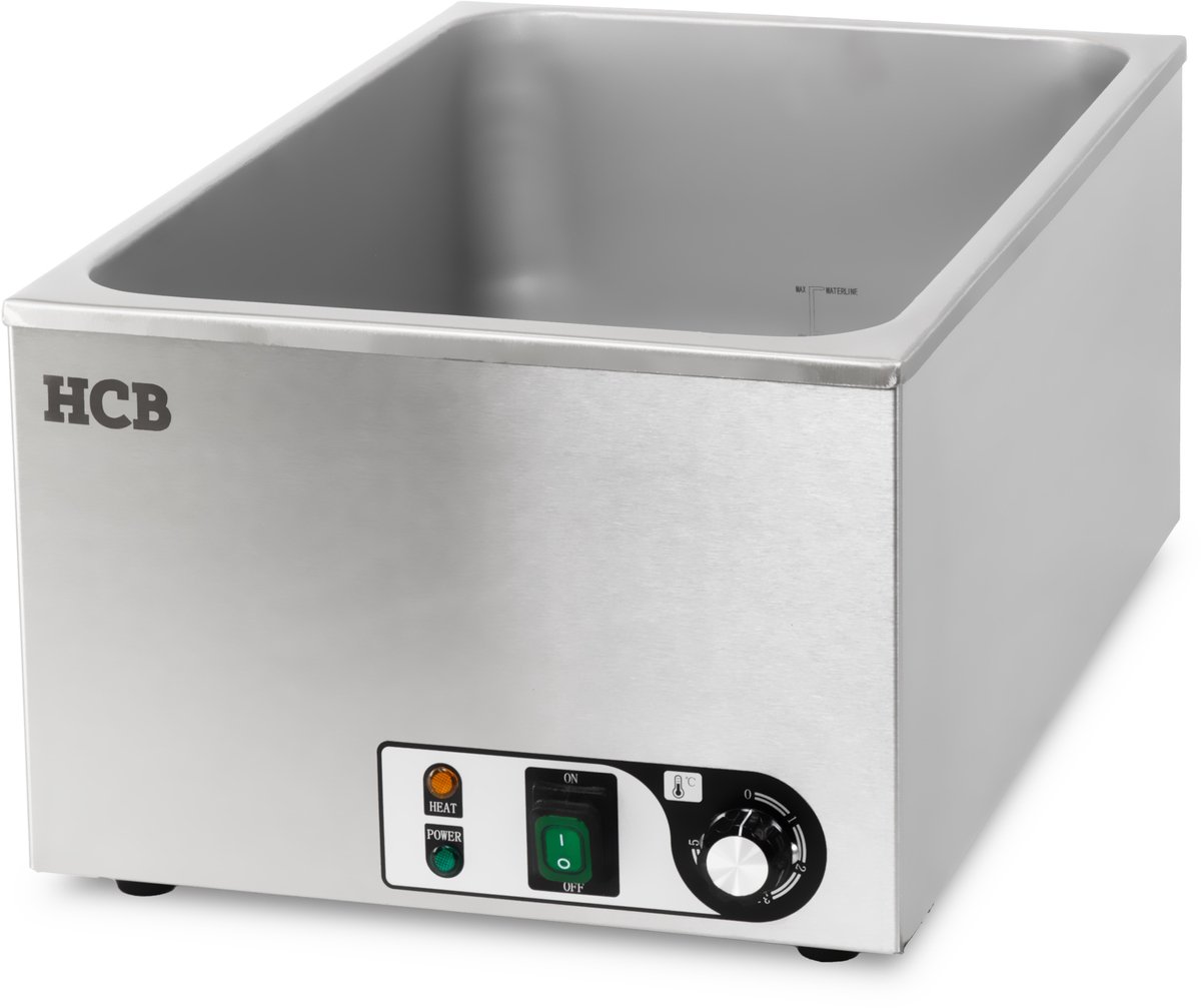 HCB® - HCB Bain marie - 1/1 GN - 230V - RVS / INOX - 9 kg - 2793