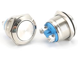 Waterdichte drukknop 16 mm IP65 5A 12V-250V automatisch reset