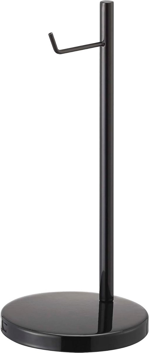 Headphone Stand - Stijlvolle en Duurzame Koptelefoonhouder van Staal, Zwart, 28 cm Hoog